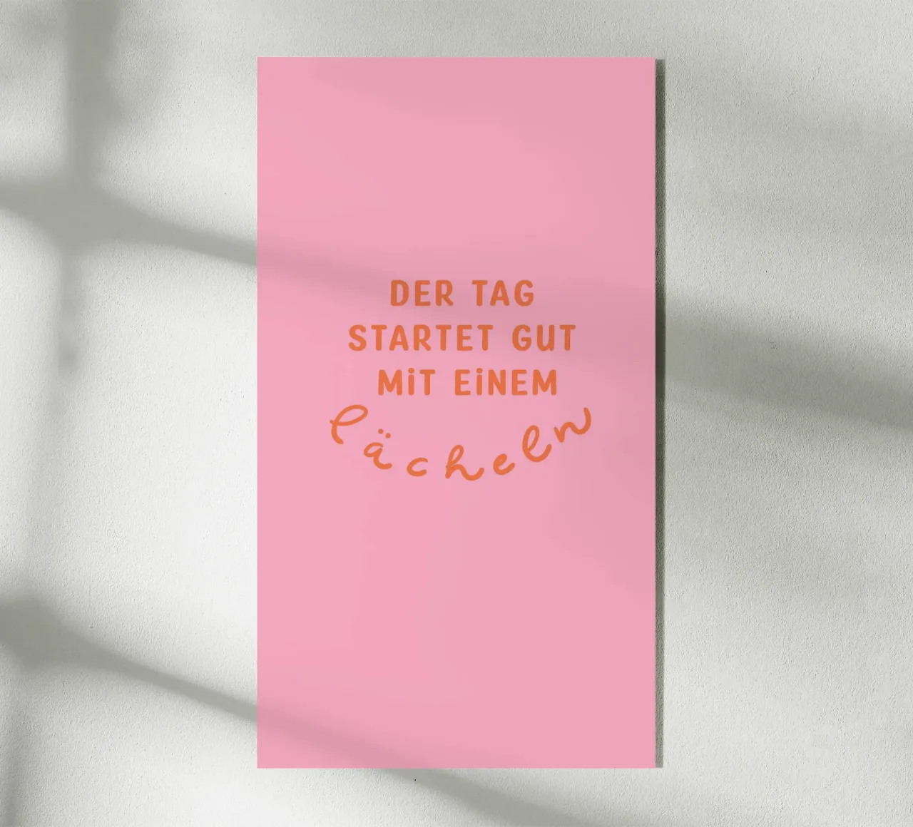 Lächle 2 plexiglass da Julia Reyelt