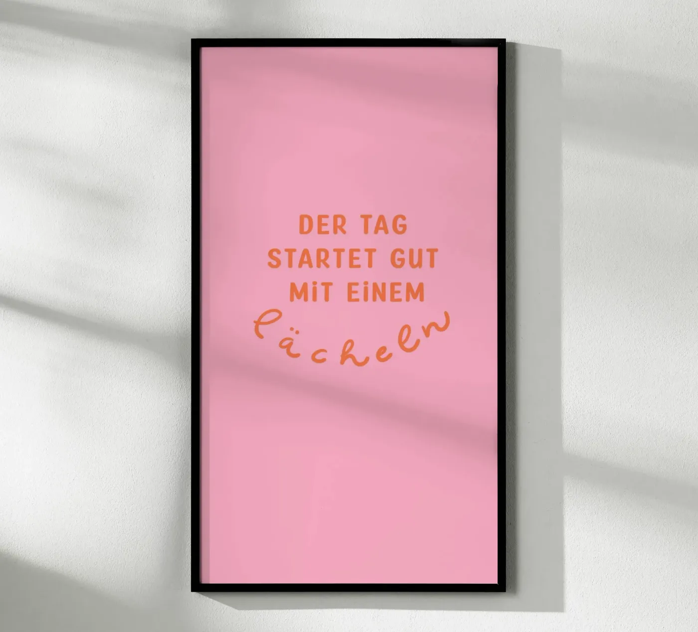 Lächle 2 poster by Julia Reyelt