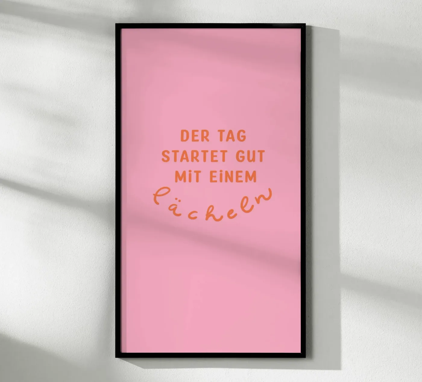 Lächle 2 poster by Julia Reyelt