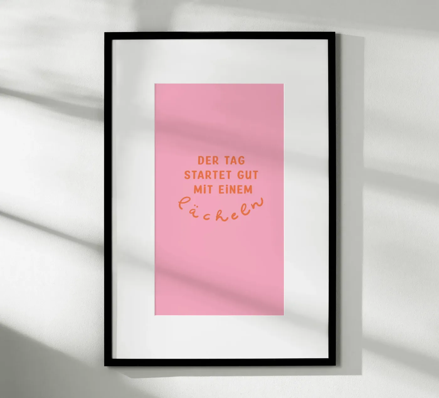 Lächle 2 poster by Julia Reyelt