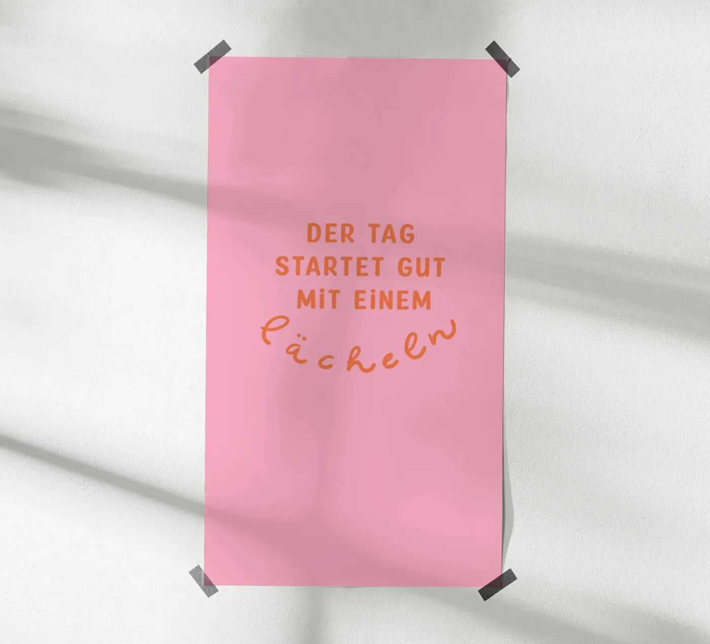 Lächle 2 poster by Julia Reyelt