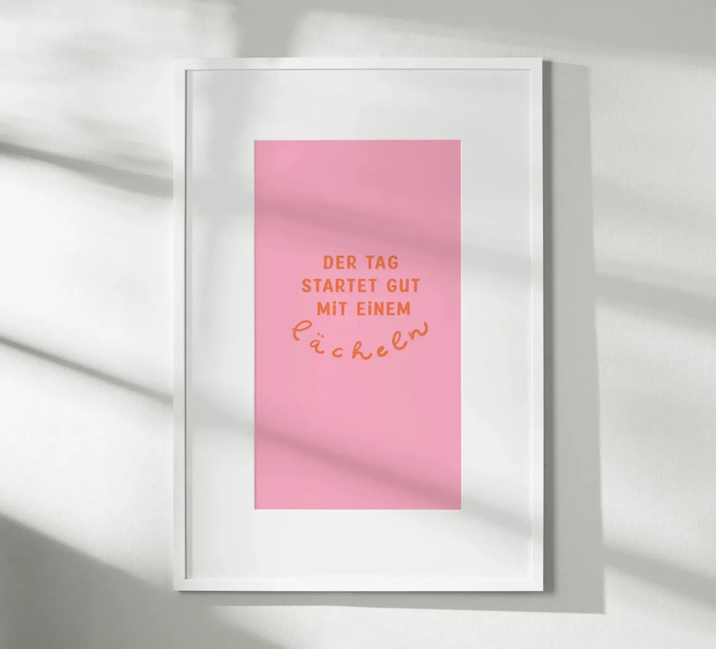 Lächle 2 poster by Julia Reyelt