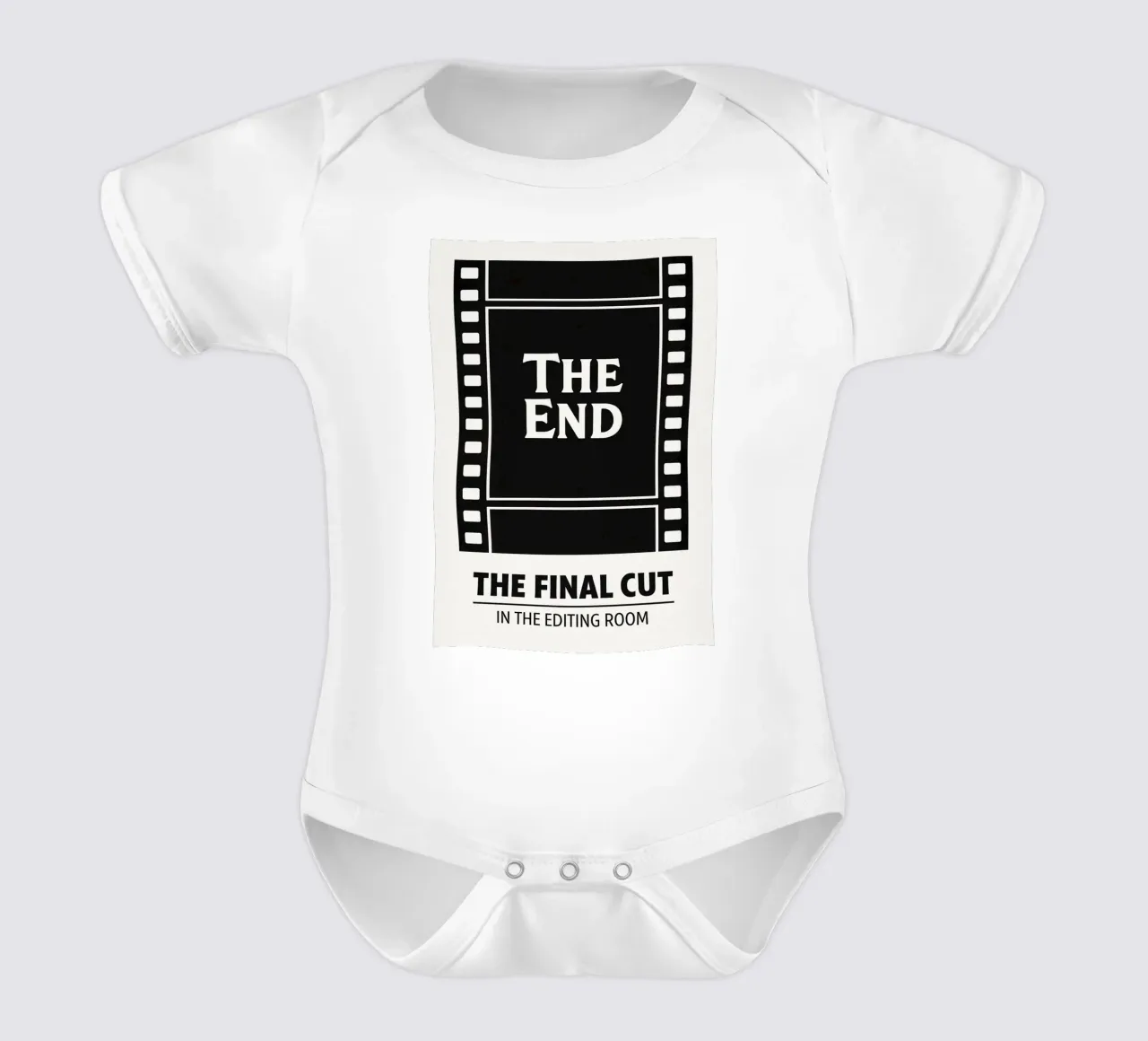 Editing Room Print body neonato maniche corte da MoviesArt