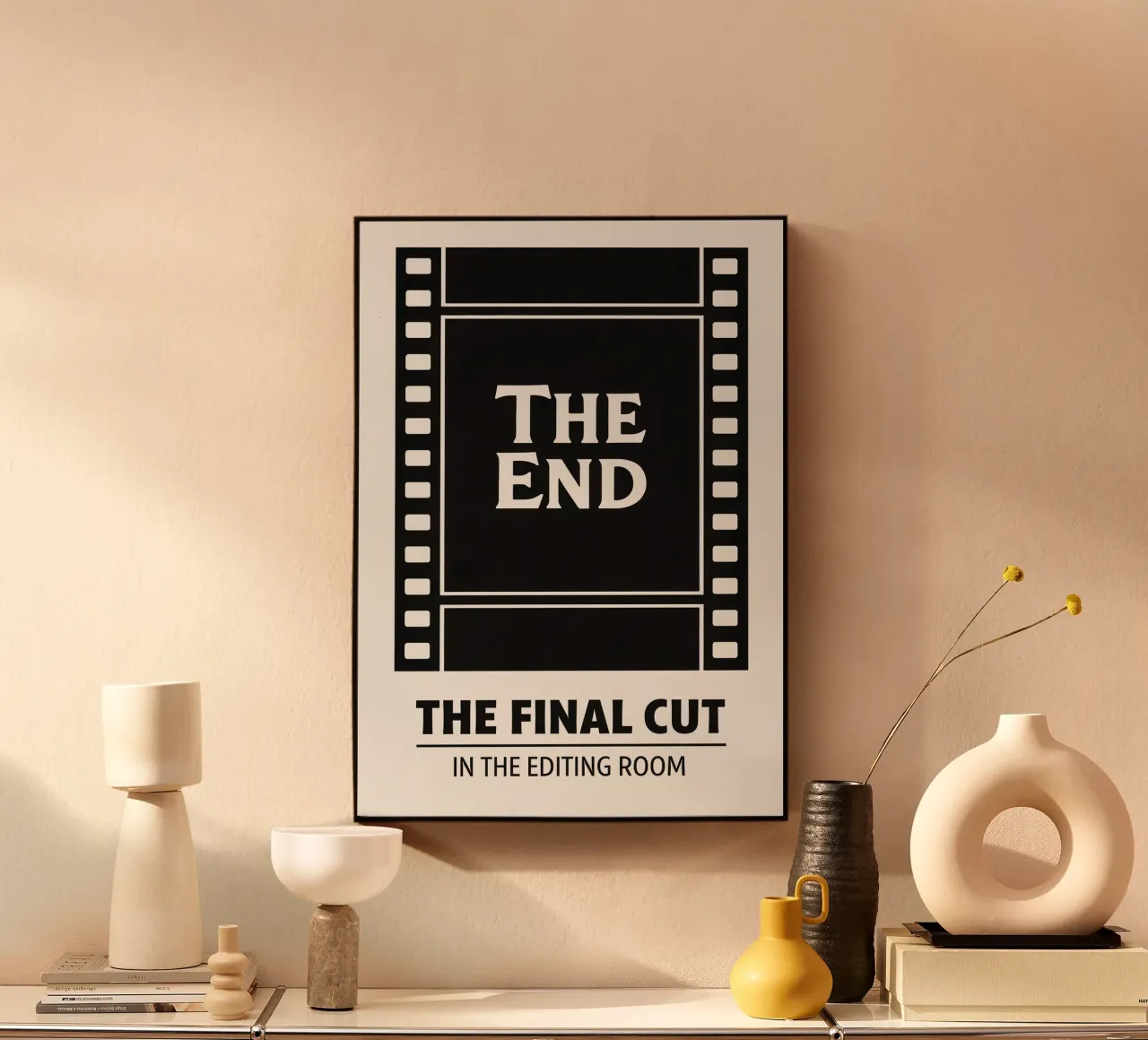 Editing Room Print plexiglass da MoviesArt