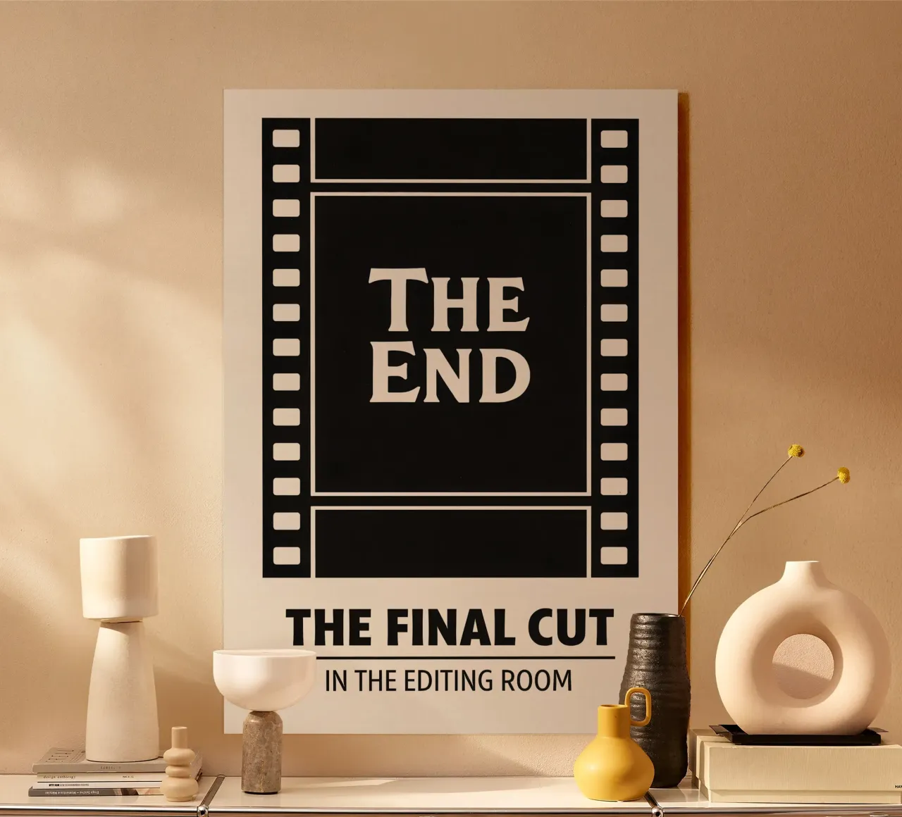 Editing Room Print plexiglass da MoviesArt