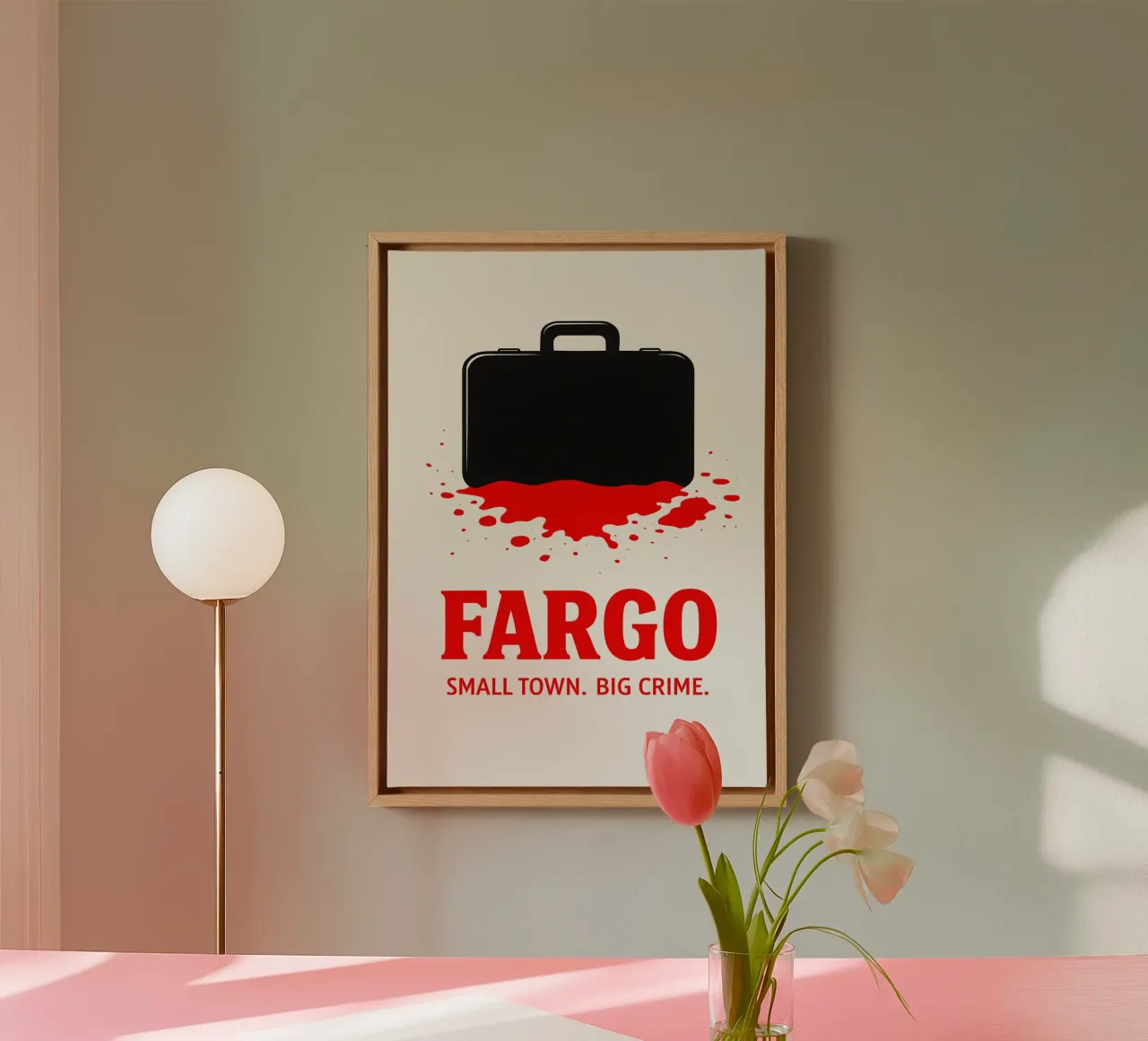 Fargo Print tela con Cornice a cassetta da MoviesArt