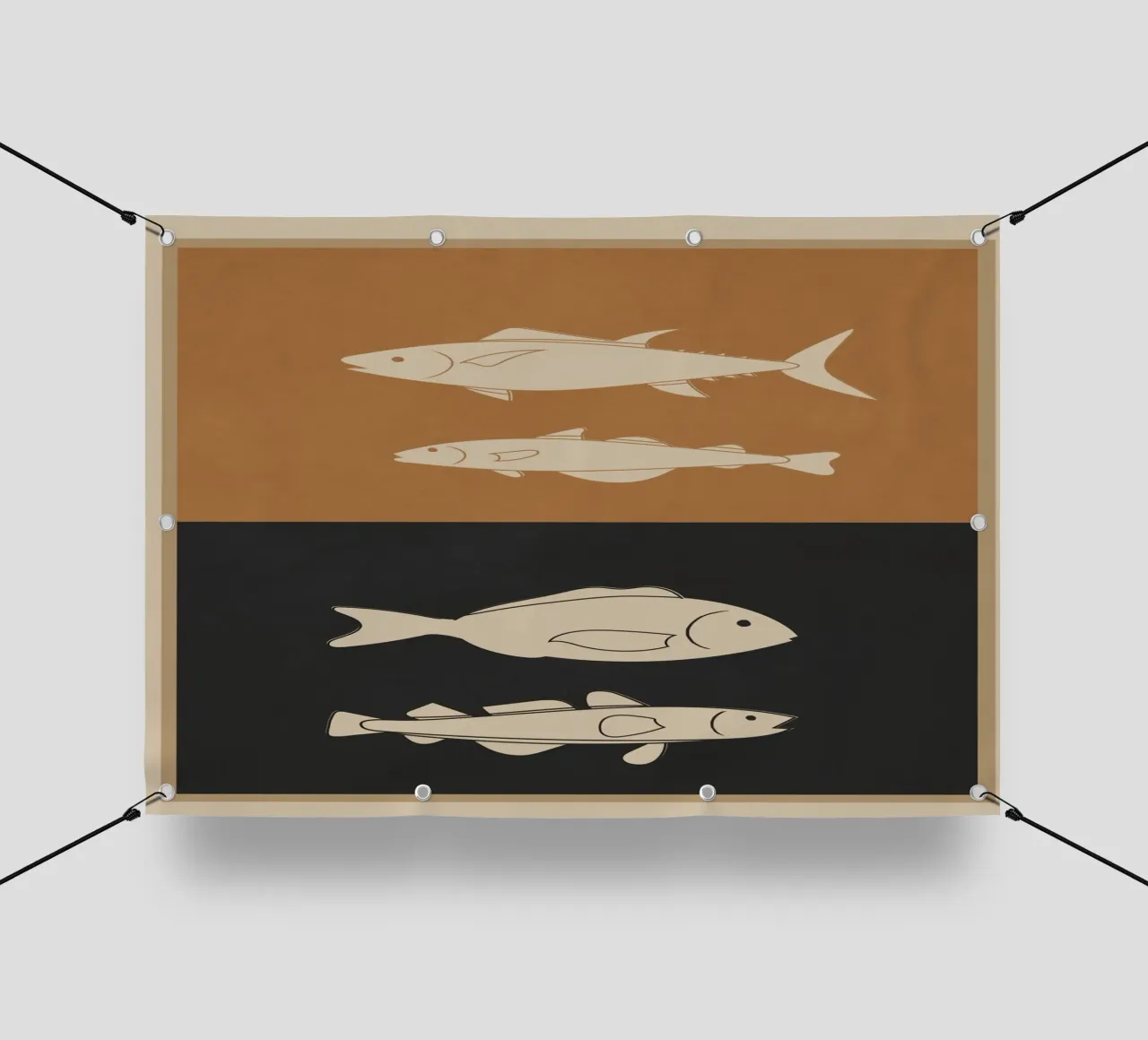 Fishes telo in pvc da cityart