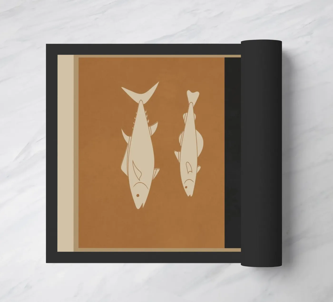 Fishes deurmat van cityart