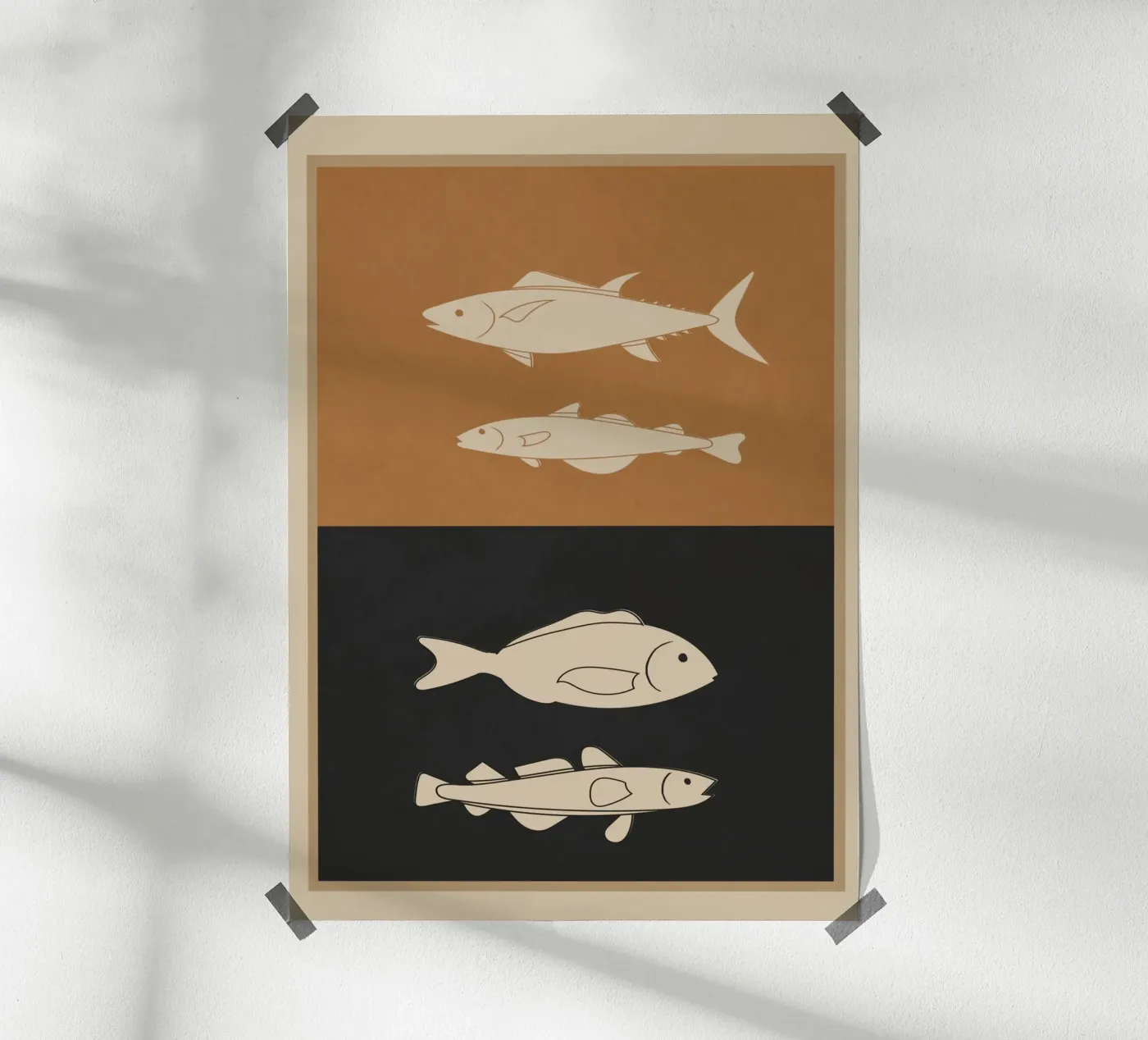 Fishes poster by cityart