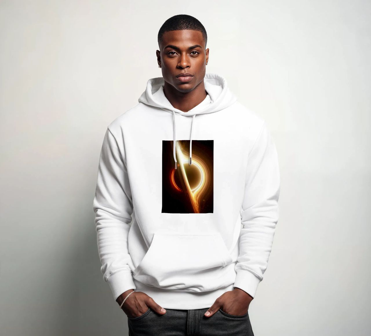 Interstellar 02 felpa con cappuccio da nabakumov