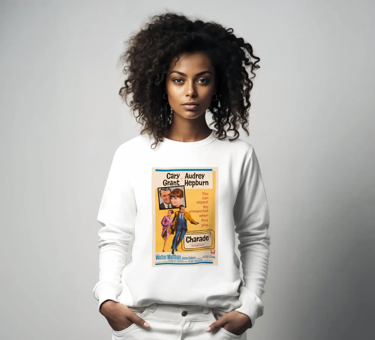 Charade/Audrey Hepburn felpa da Attaboy Dsgn