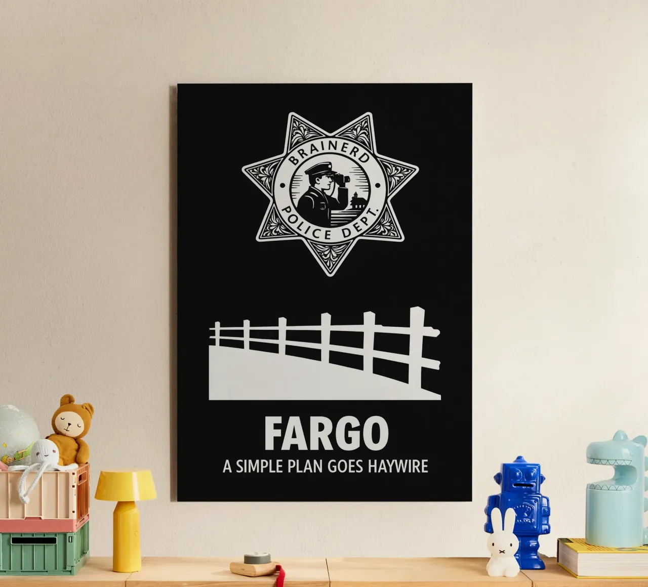 Fargo Print alluminio dibond da MoviesArt