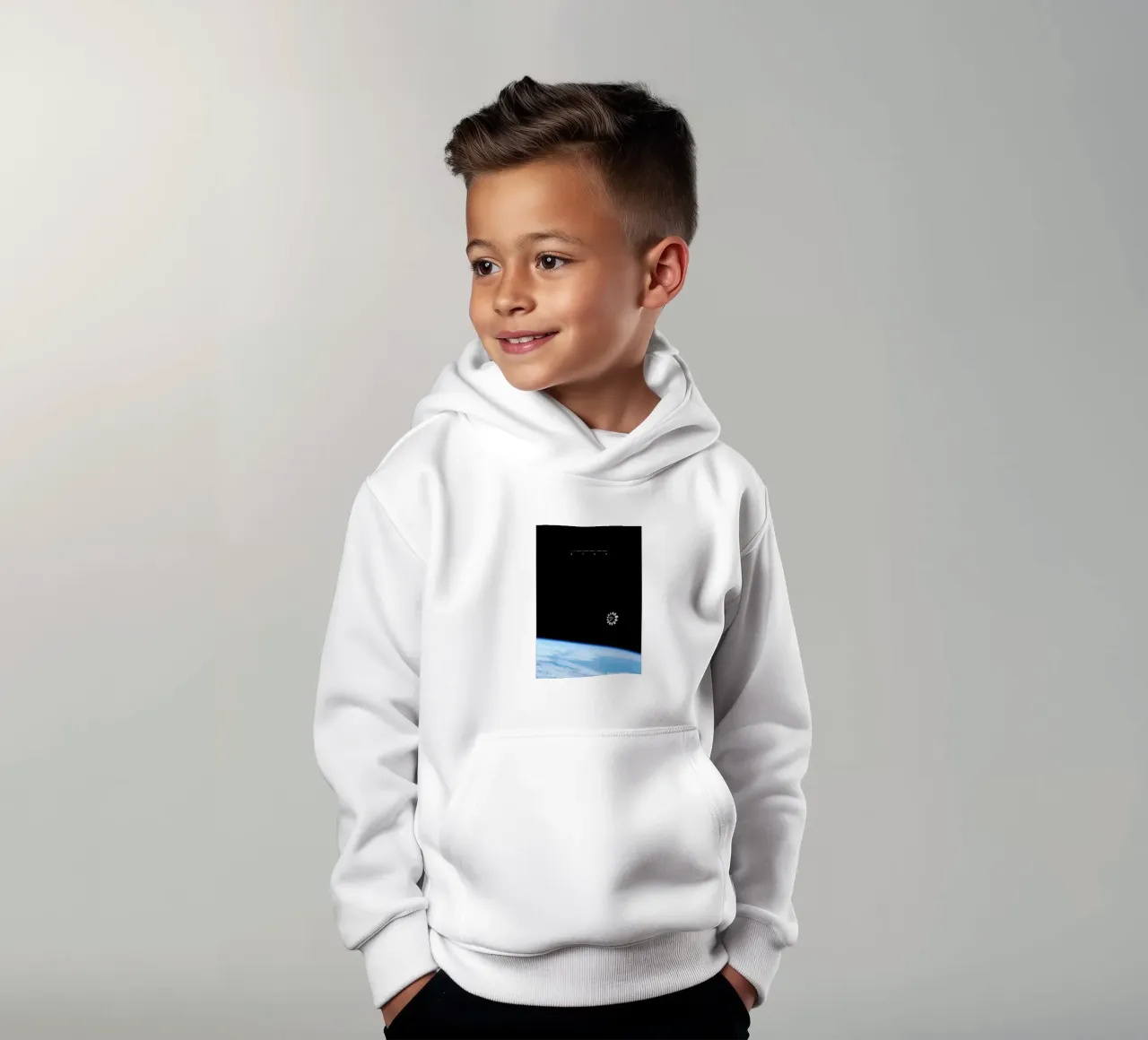 Interstellar 04 felpa bambino con cappuccio da nabakumov