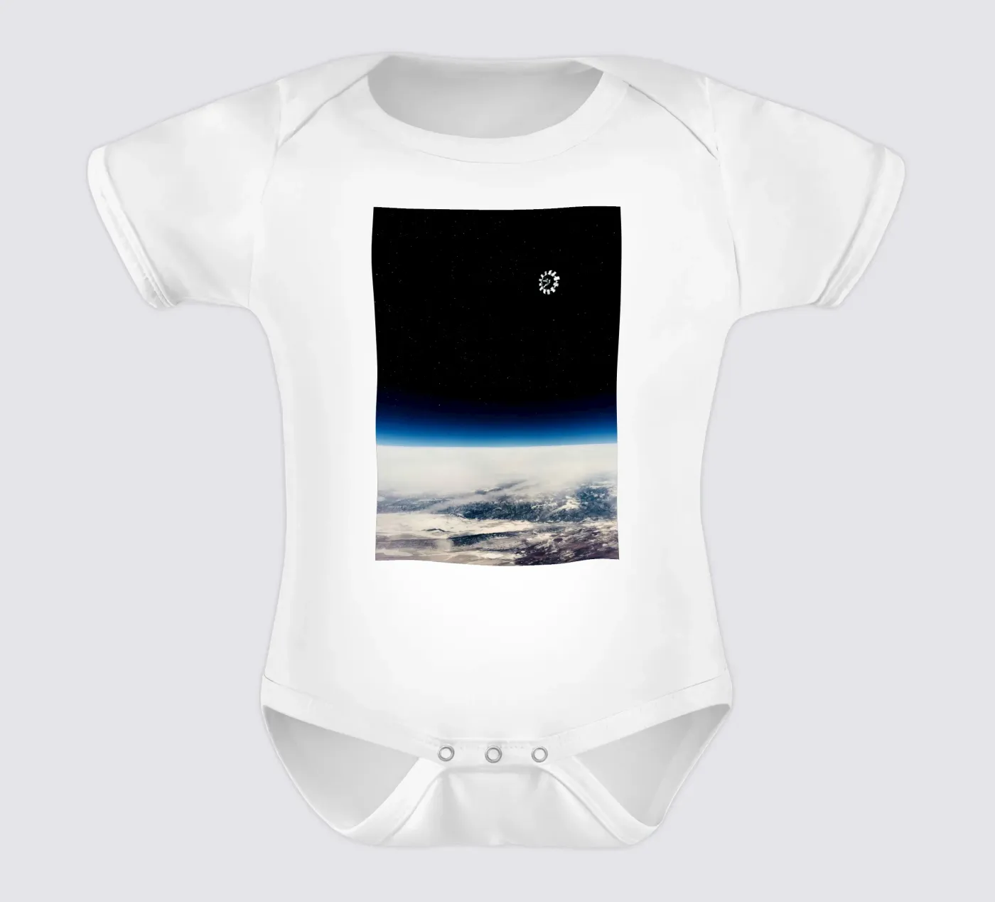 Interstellar 05 short-sleeve baby romper by nabakumov