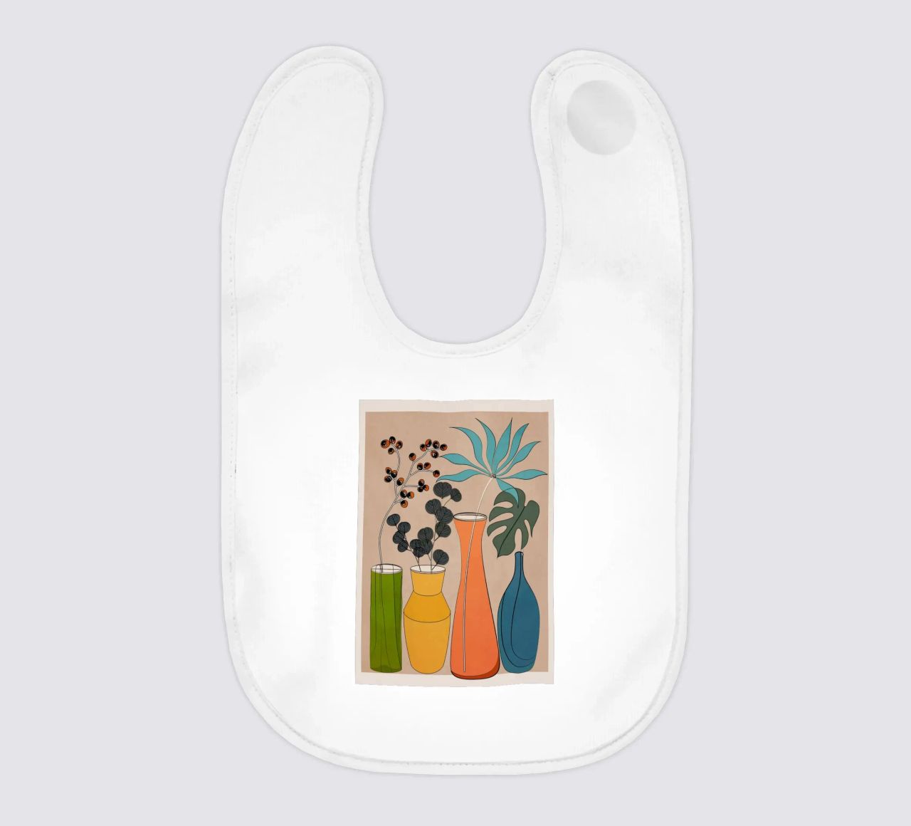 Modern Minimalist Abstract Vases 1 bavaglino da Nadjaa