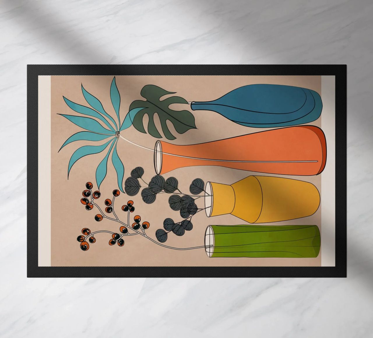 Modern Minimalist Abstract Vases 1 zerbino da Nadjaa