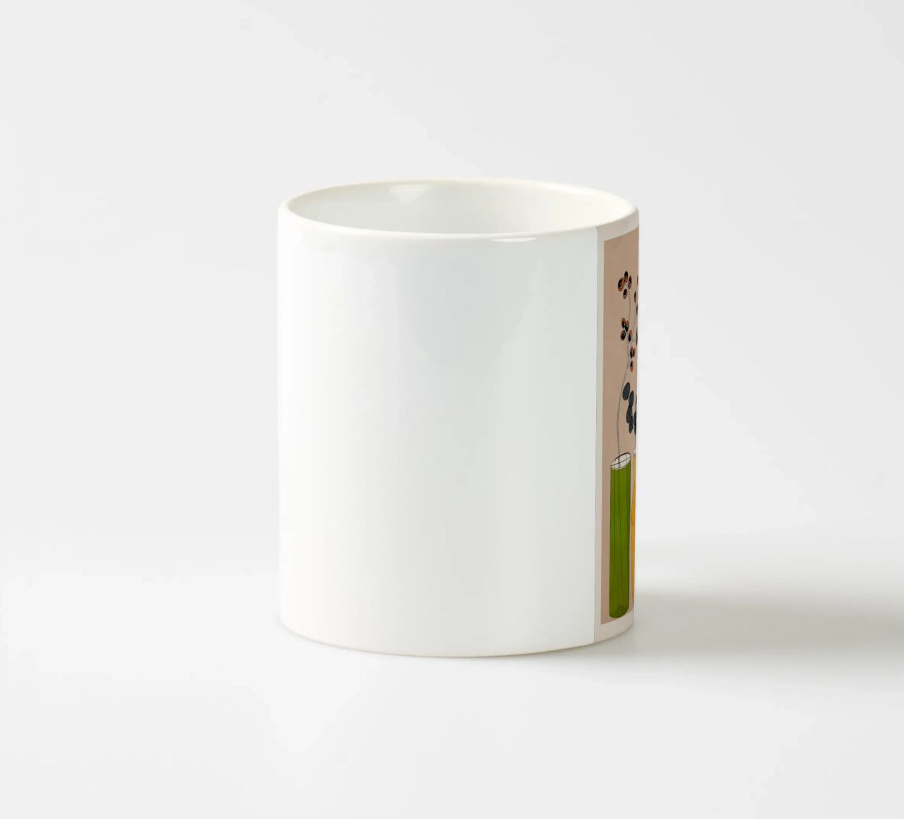 Modern Minimalist Abstract Vases 1 tazza in ceramica da Nadjaa