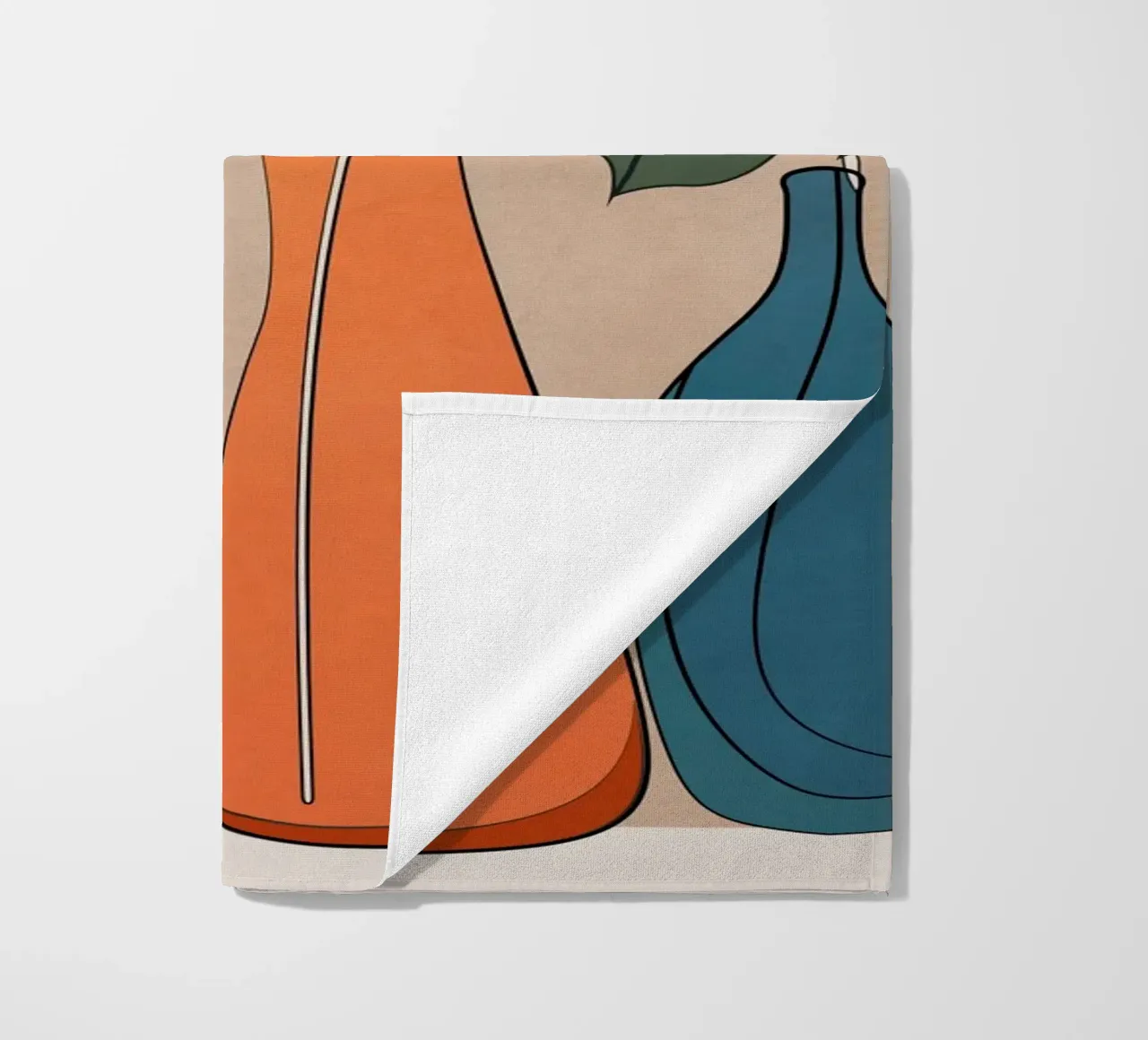 Modern Minimalist Abstract Vases 1 telo mare da Nadjaa