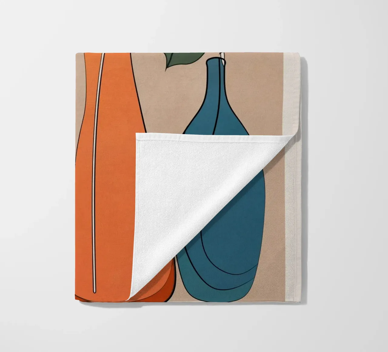 Modern Minimalist Abstract Vases 1 telo mare da Nadjaa