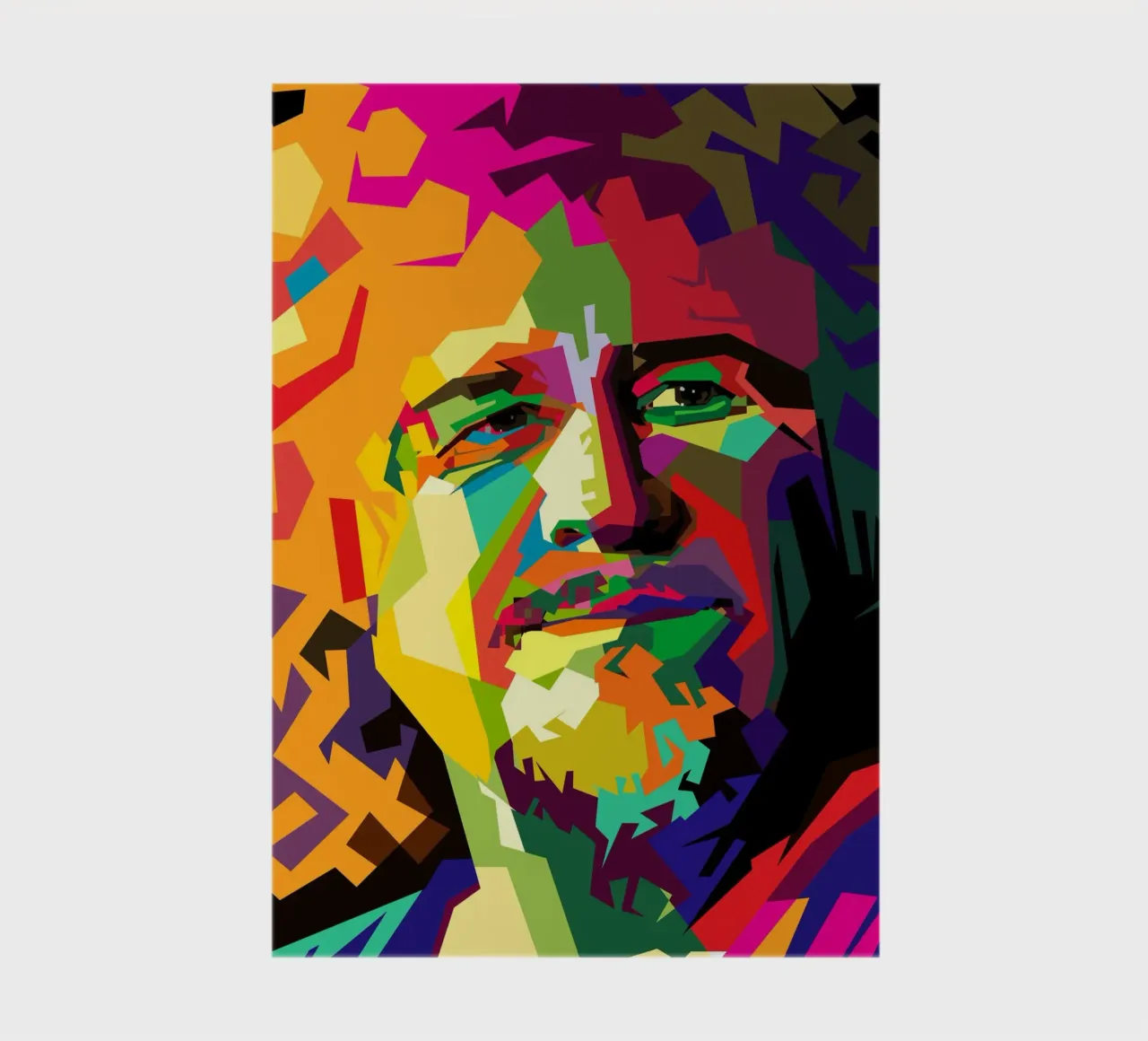 Sammy Hagar Hard Rock Singer WPAP Trending Now notebook by Artkreator
