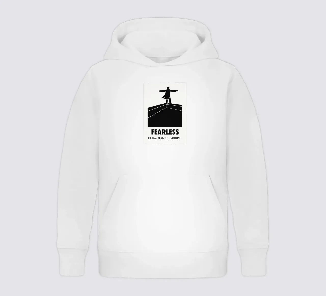 Fearless Print kinder hoodie van MoviesArt