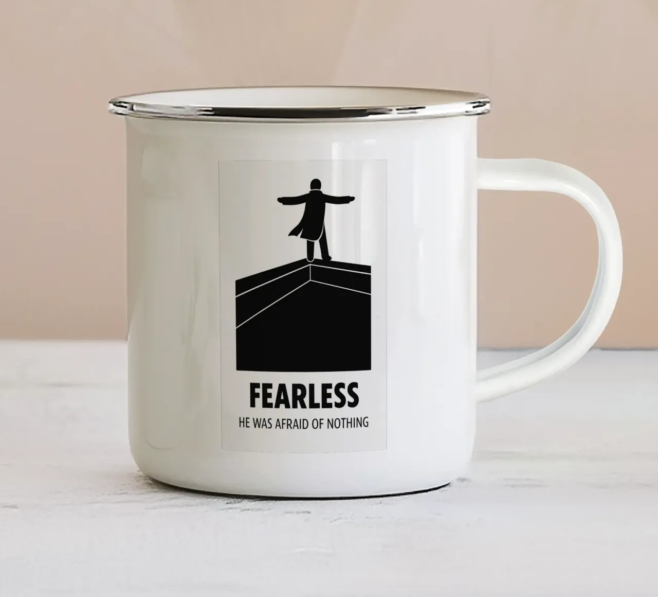 Fearless Print tazza in smalto da MoviesArt