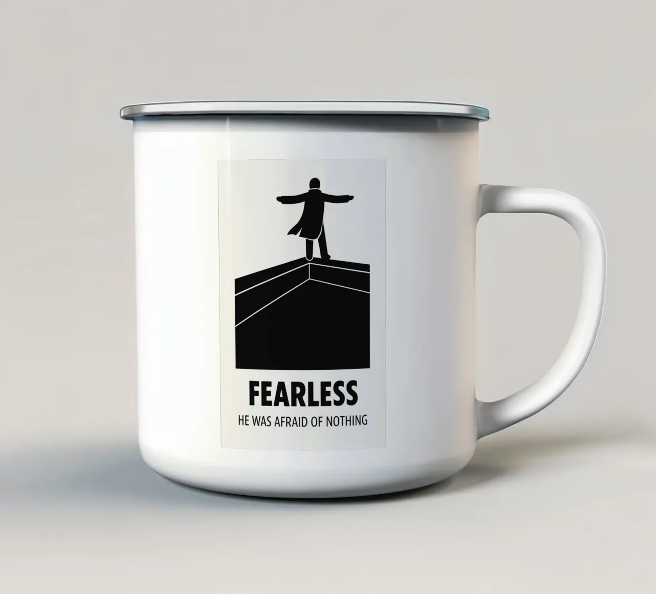 Fearless Print tazza in smalto da MoviesArt