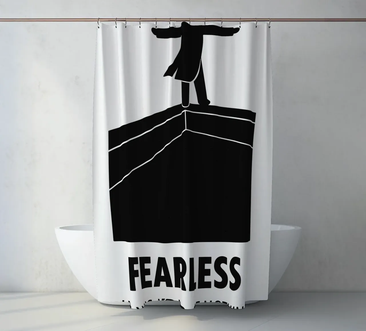 Fearless Print tenda da doccia da MoviesArt