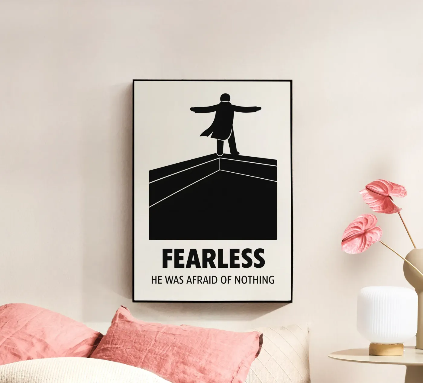 Fearless Print plexiglas de MoviesArt