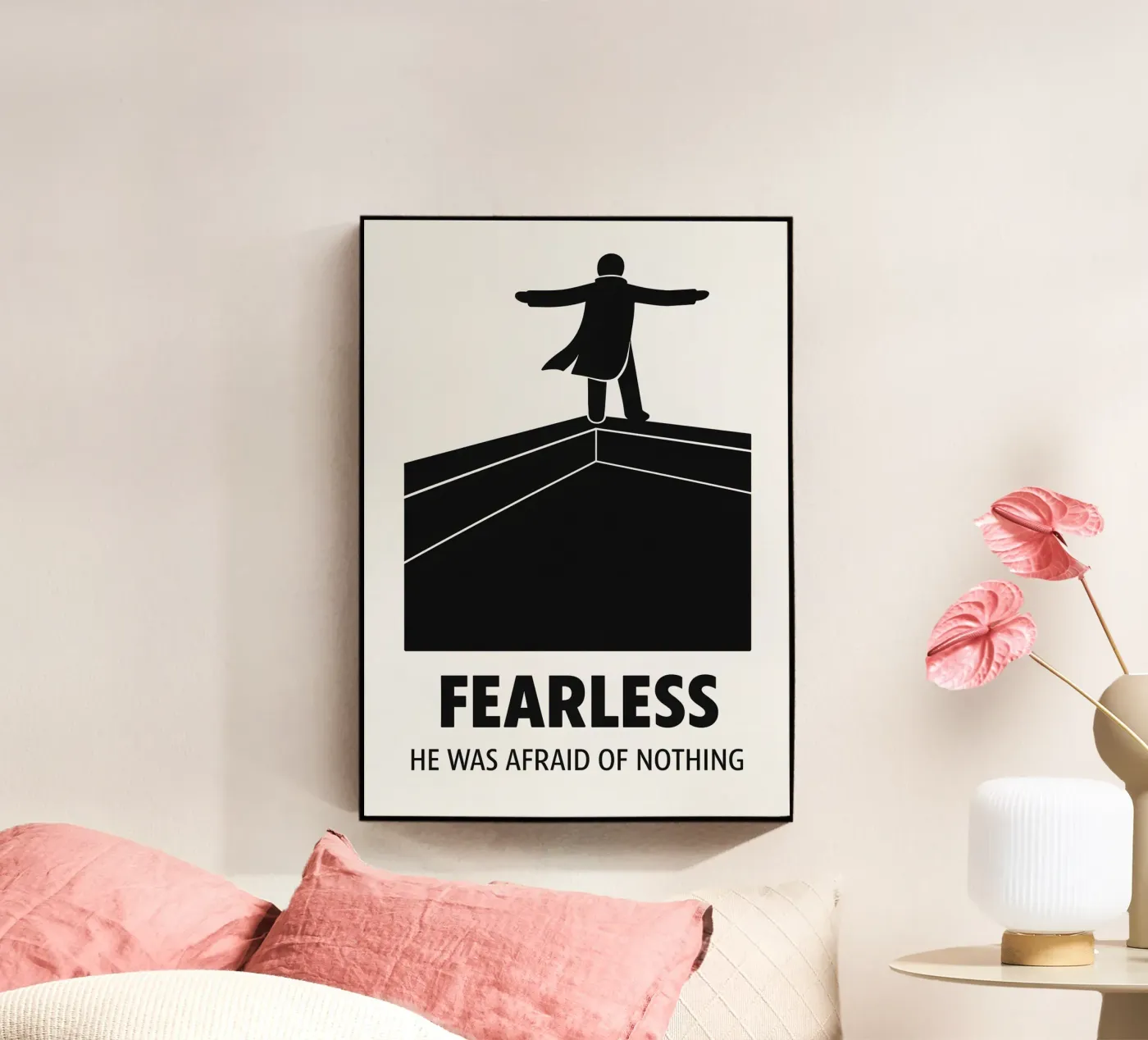 Fearless Print acrylic glass by MoviesArt