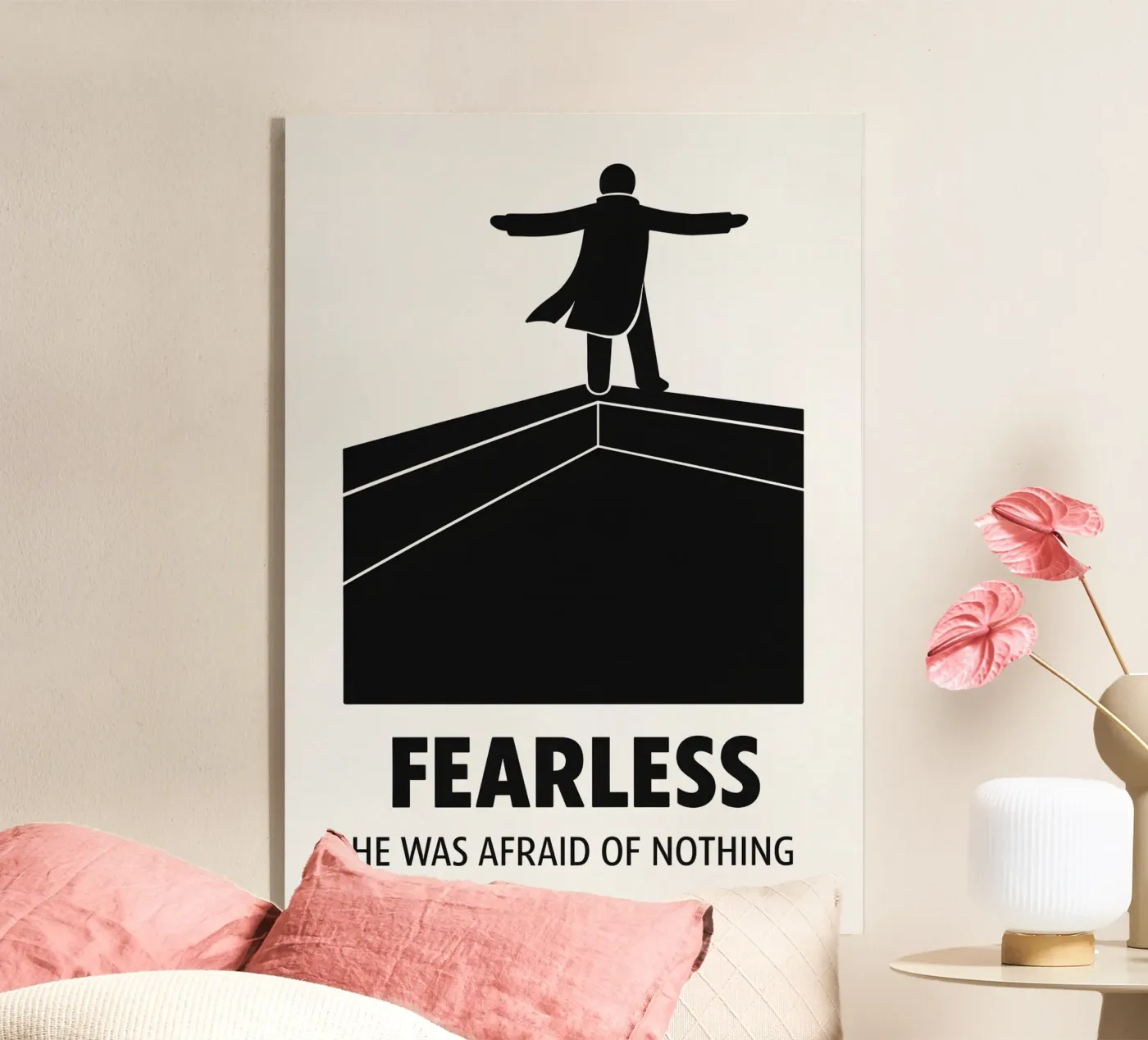 Fearless Print acrylic glass by MoviesArt