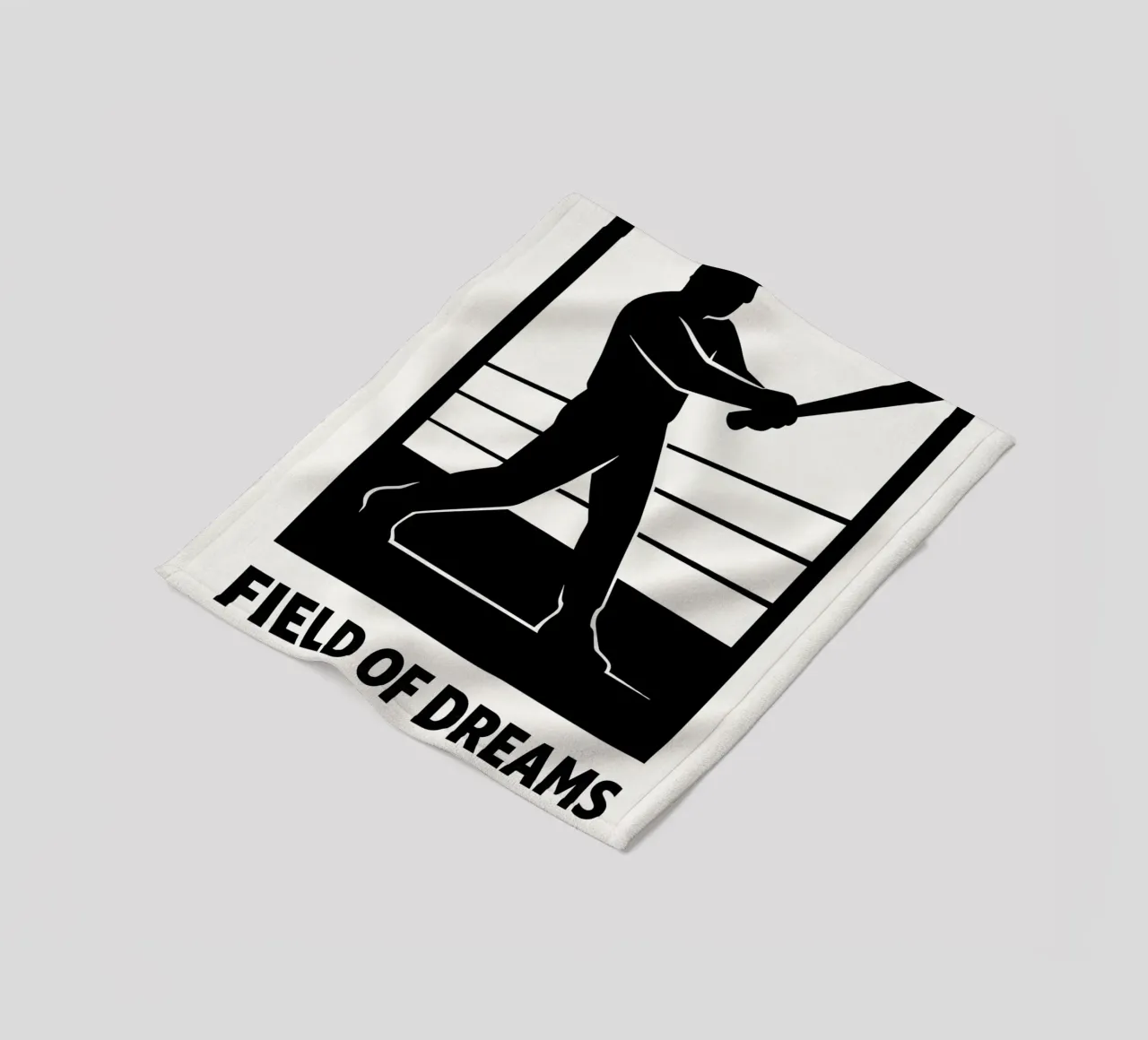 Field Of Dreams Print coperta in pile da MoviesArt