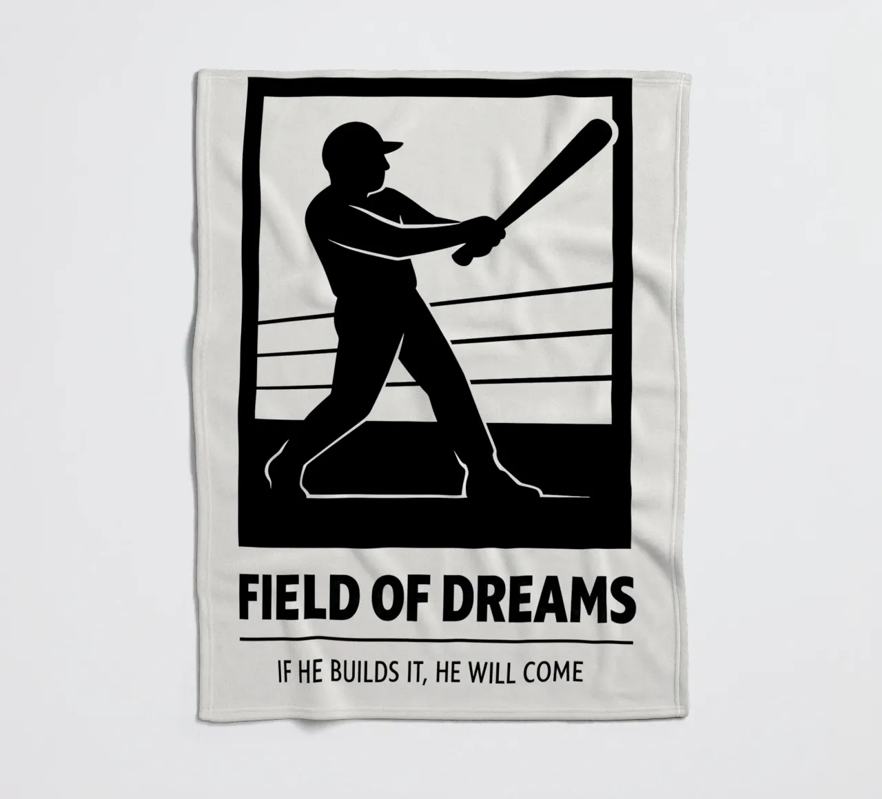 Field Of Dreams Print coperta in pile da MoviesArt