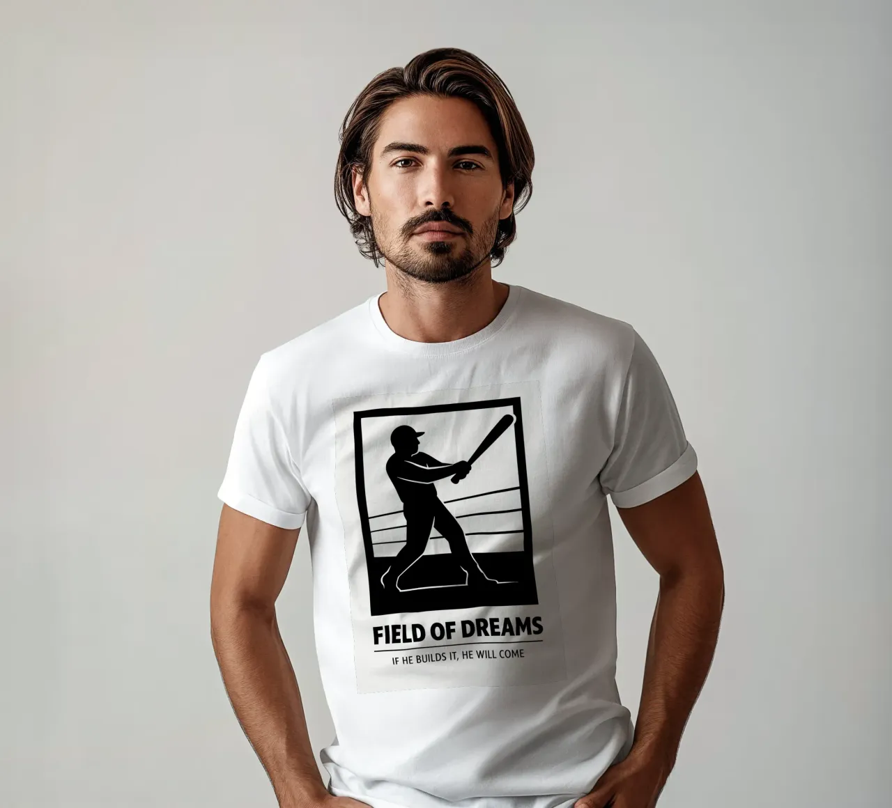 Field Of Dreams Print t-shirt da MoviesArt