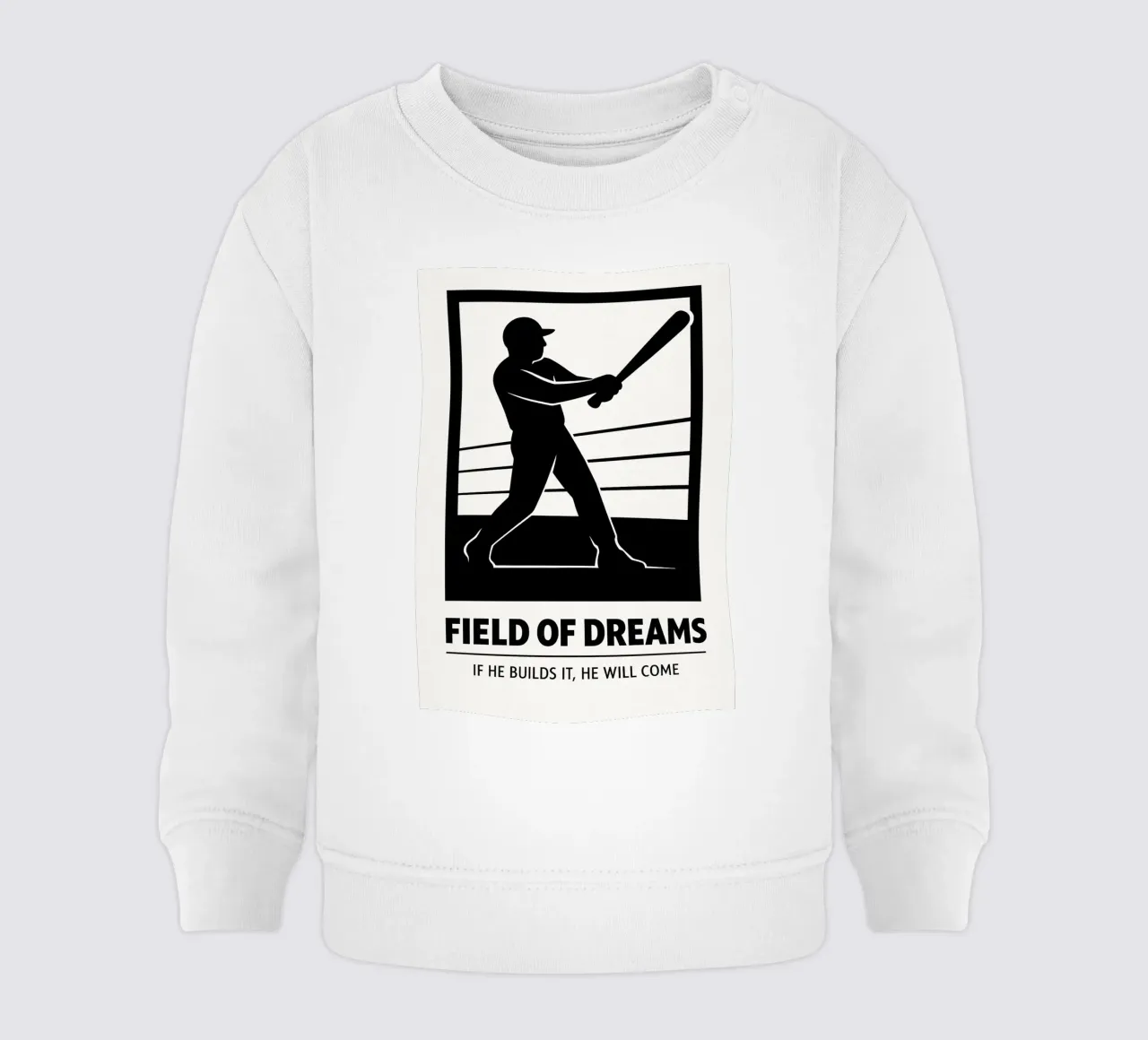 Field Of Dreams Print felpa neonato da MoviesArt
