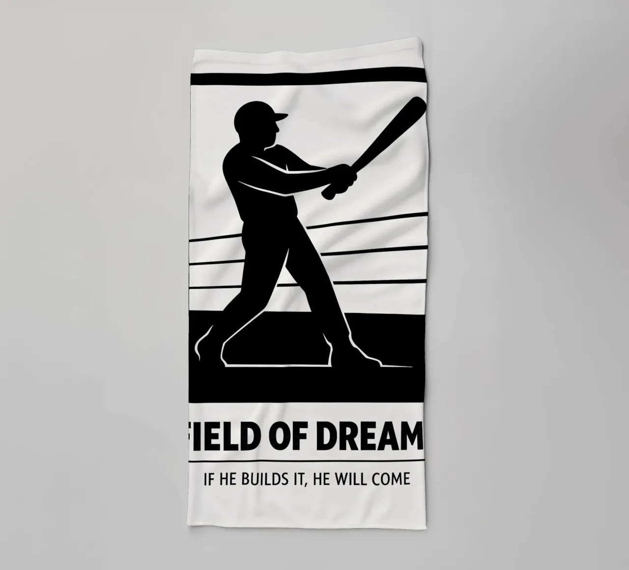 Field Of Dreams Print asciugamano da bagno da MoviesArt