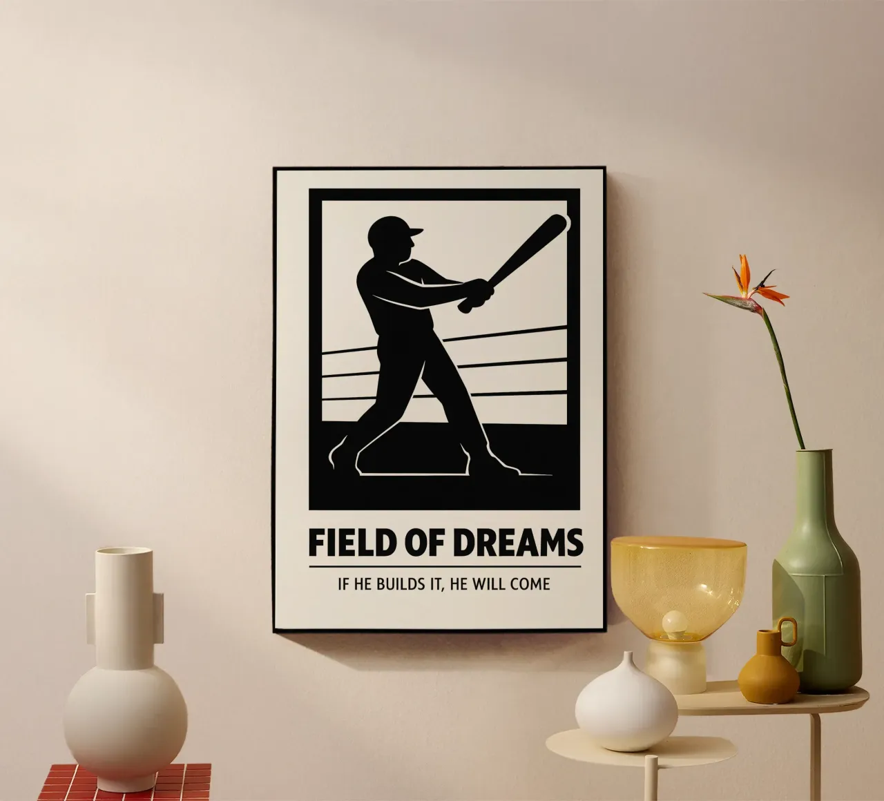 Field Of Dreams Print plexiglass da MoviesArt