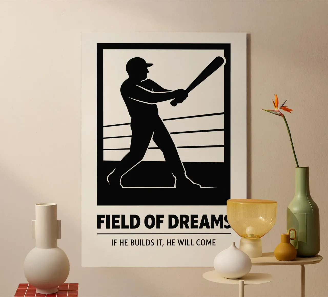 Field Of Dreams Print plexiglass da MoviesArt