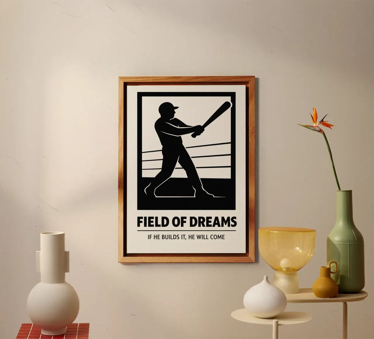 Field Of Dreams Print alluminio dibond da MoviesArt