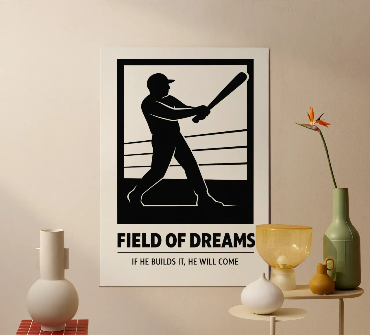 Field Of Dreams Print alluminio dibond da MoviesArt