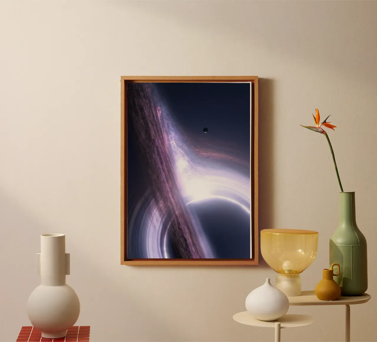 Interstellar 07 tela con Cornice a cassetta da nabakumov