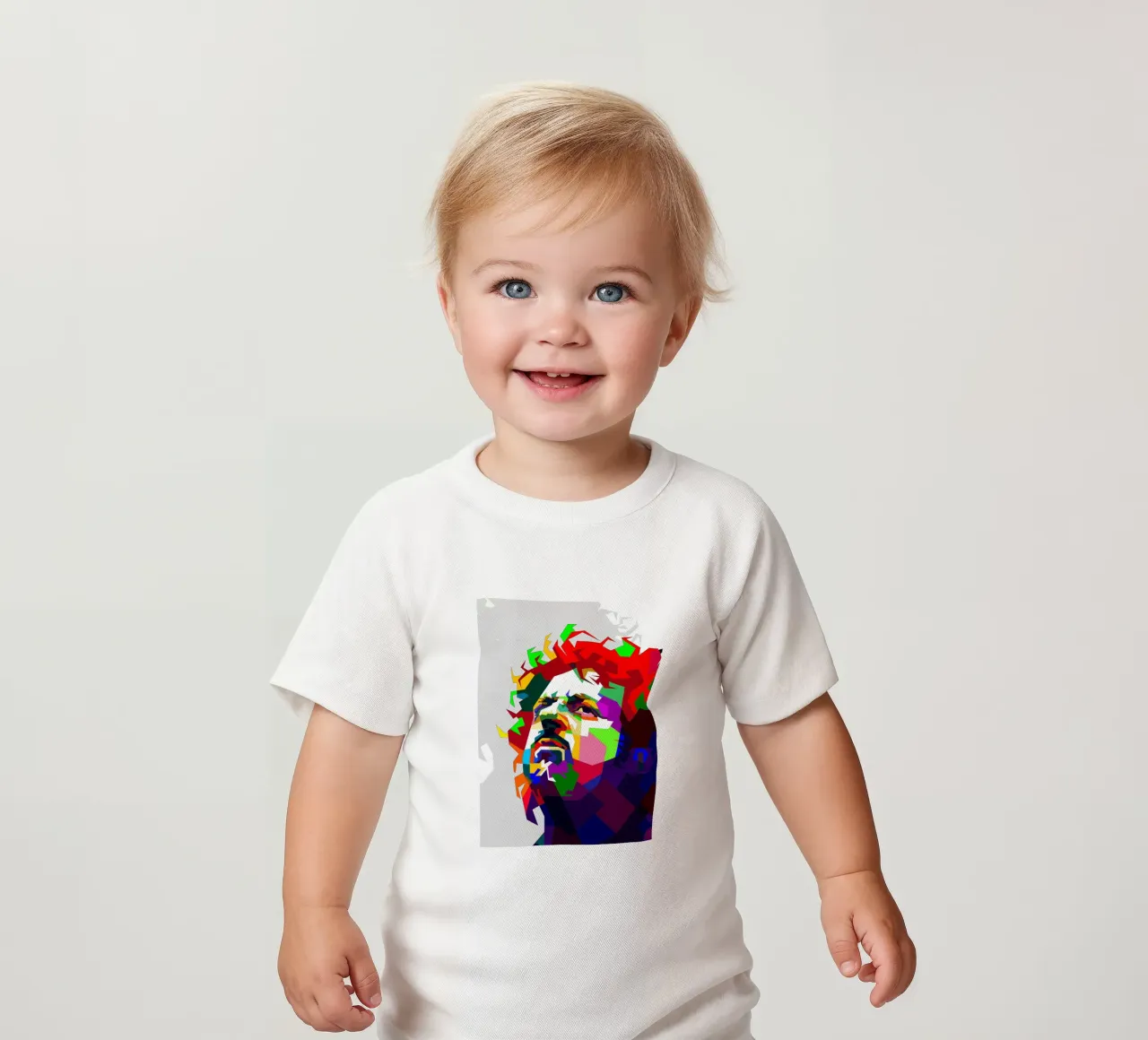 Steve Lukather Guitarist Singer WPAP Trending Now baby t-shirt by Artkreator