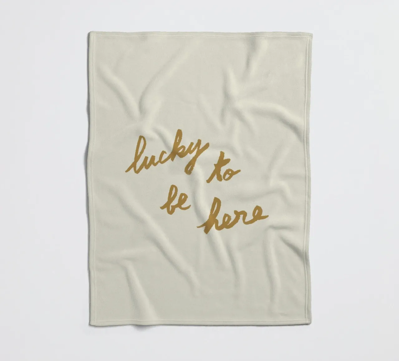 Lucky To Be Here - G coperta in pile da intemporalis