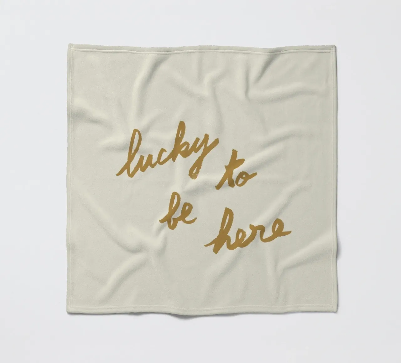 Lucky To Be Here - G coperta in pile da intemporalis