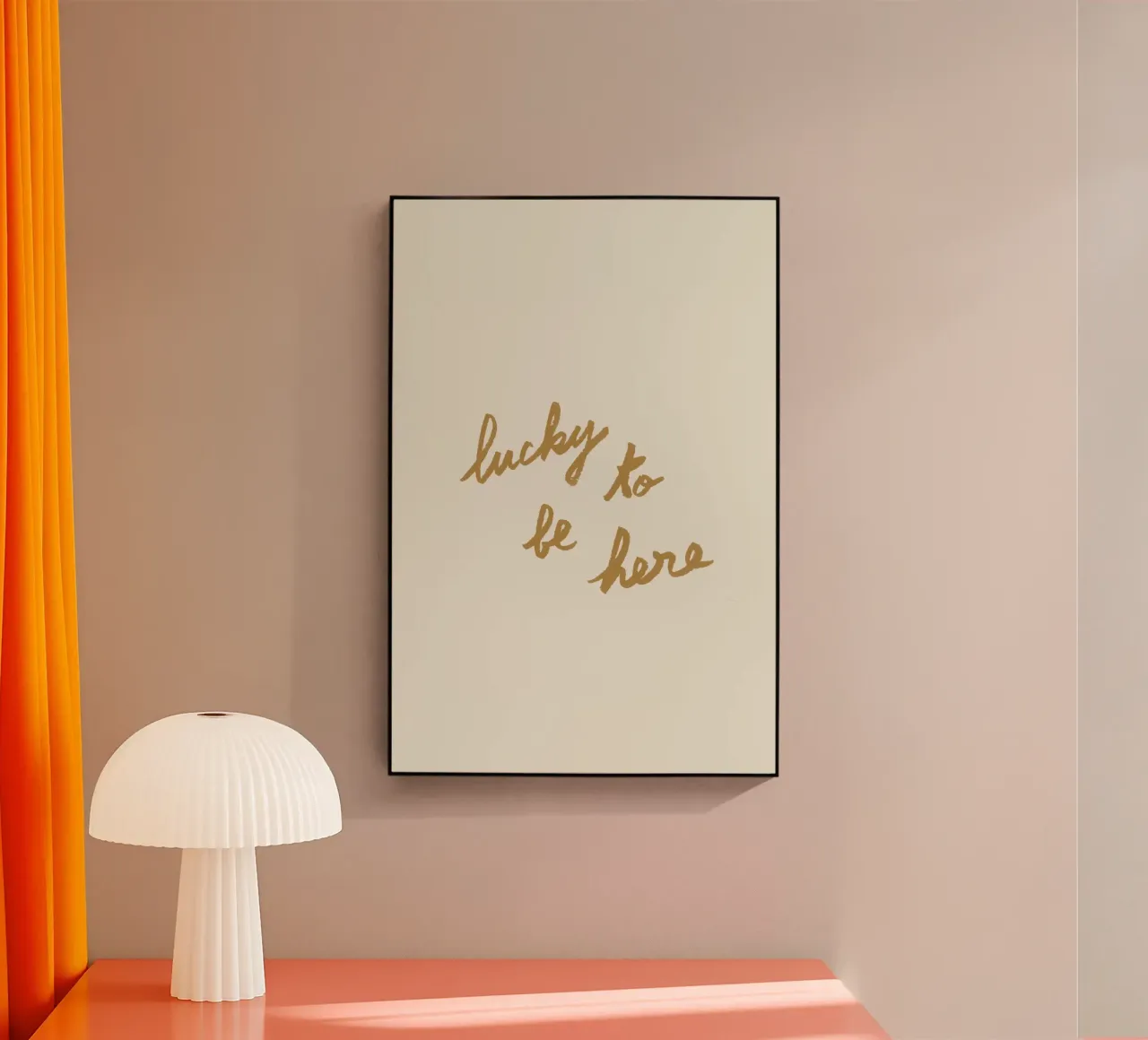Lucky To Be Here - G plexiglass da intemporalis