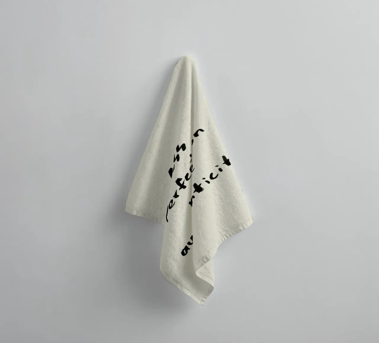 Moins de perfection Plus d'authenticité serviette de bain de intemporalis