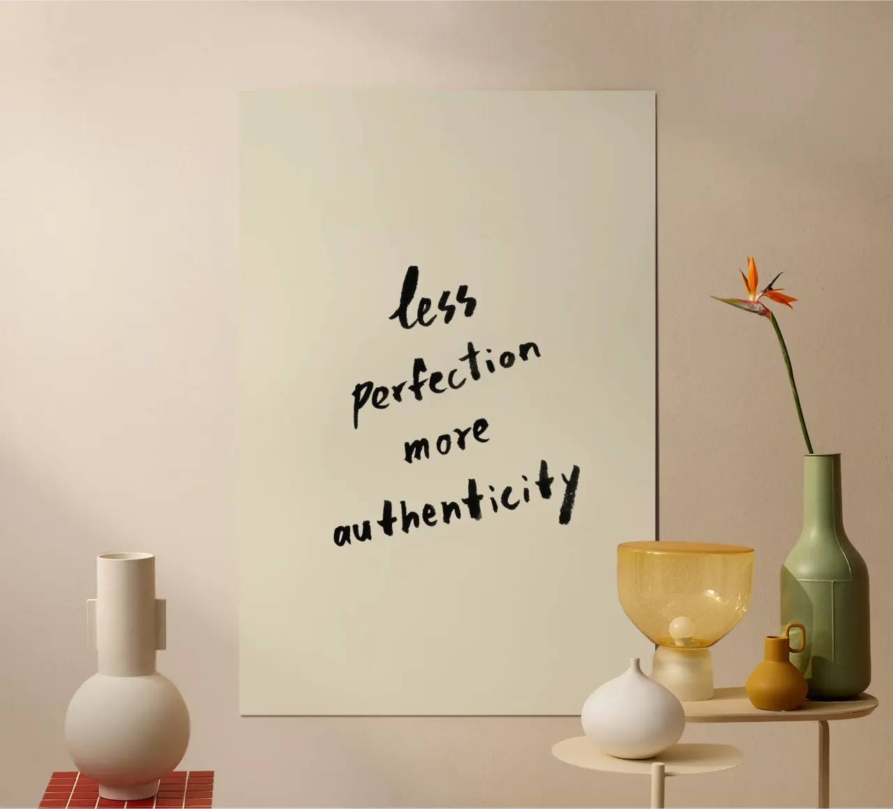 Less Perfection More Authenticity hahnemühle by intemporalis