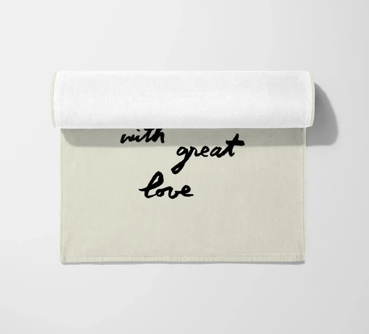 Fare piccole cose con grande amore telo mare da intemporalis