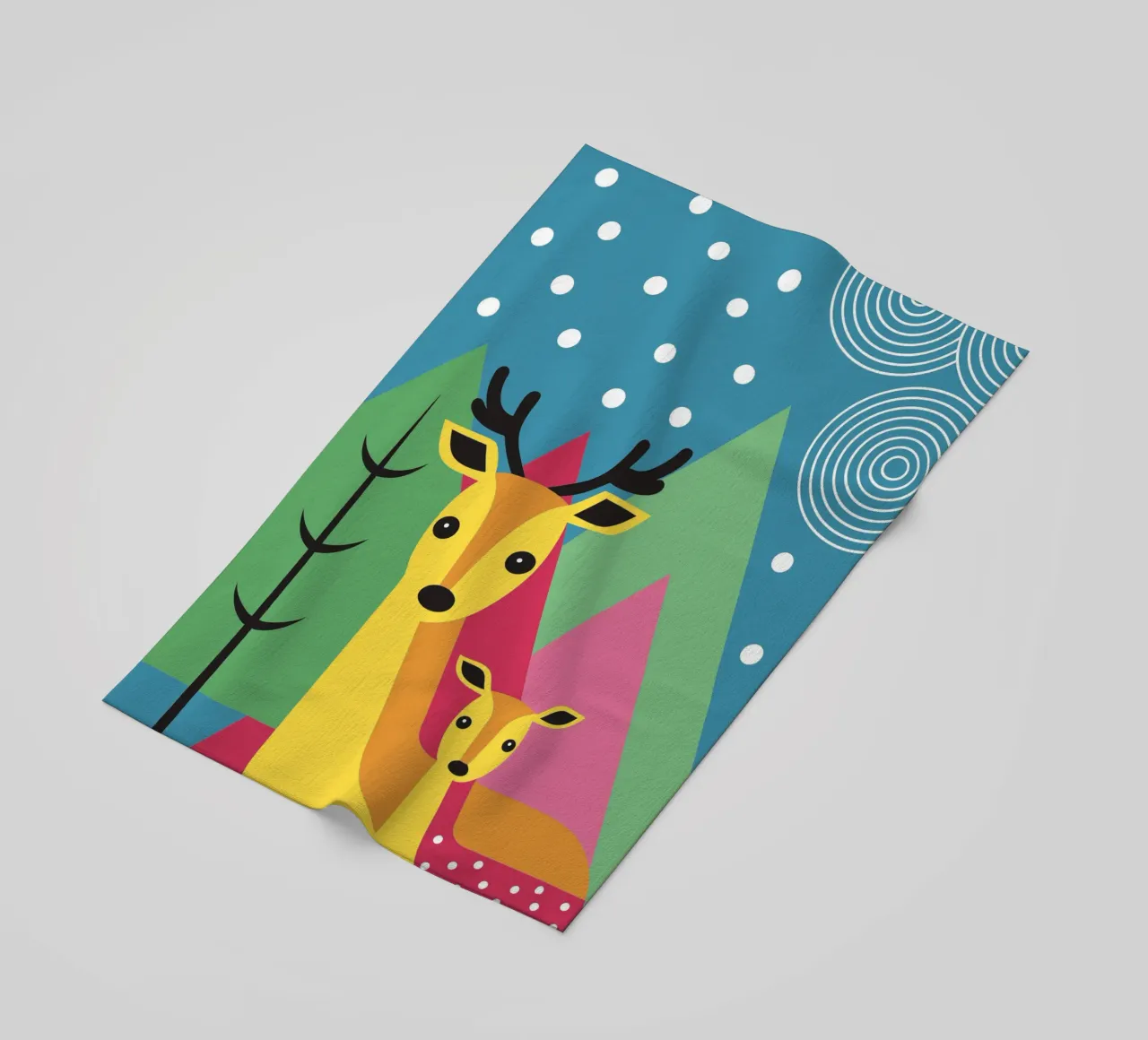 Due cervi telo mare da LOOK DIFFERENT