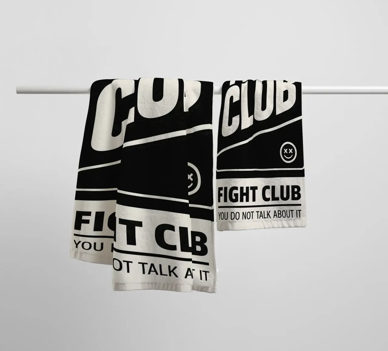 Fight Club Print asciugamano da bagno da MoviesArt
